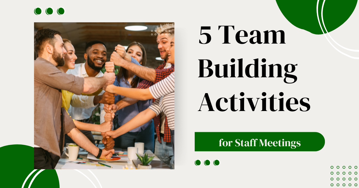 team building activities for staff meetings